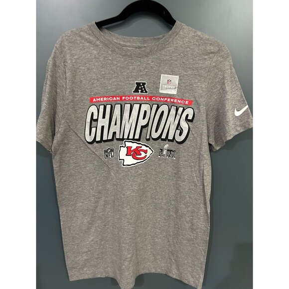 NEW Nike Kansas City Chiefs Men's S AFC Champions Shirt - Picture 1 of 3